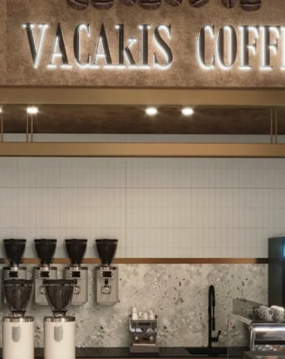 Vacakis Coffee Shop - MH Innovations - Interior Design Portfolio