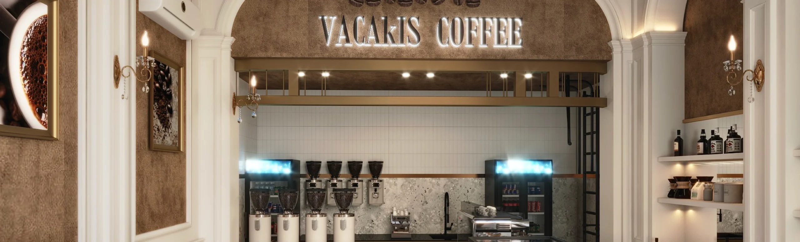 Vacakis Coffee Shop - MH Innovations - Interior Design Portfolio